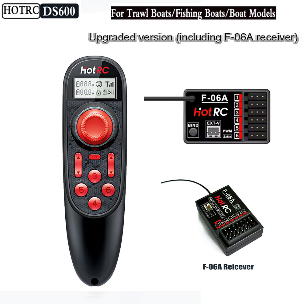 Fishing Boat Trailer - HOTRC DS600 Wireless Remote Control Upgrade