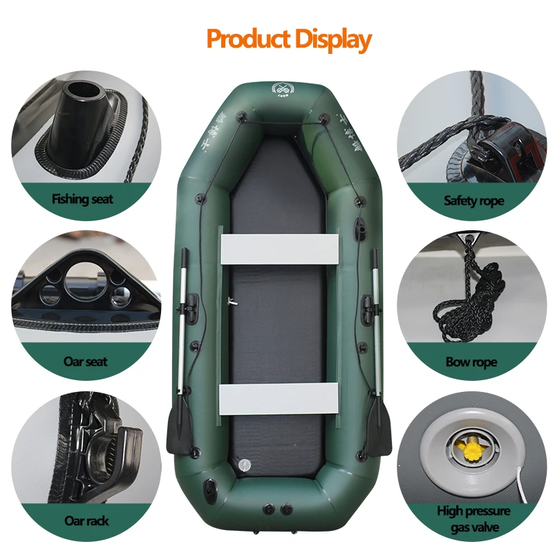 1.75~3.6m Green Fishing Kayak  - Fishing Boat Trailer ulasan dan harga