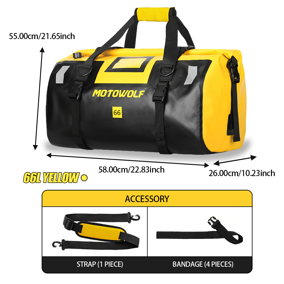 Waterproof Duffel Bag 40L/66L  - Fishing Boat Seat ulasan dan harga