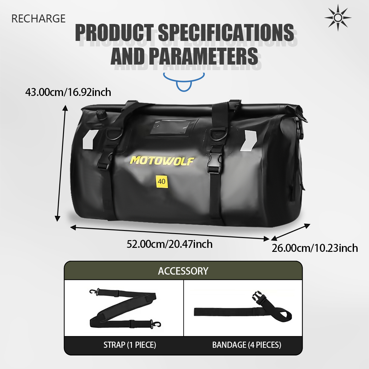Waterproof Duffel Bag 40L/66L  - Fishing Boat Seat ulasan dan harga