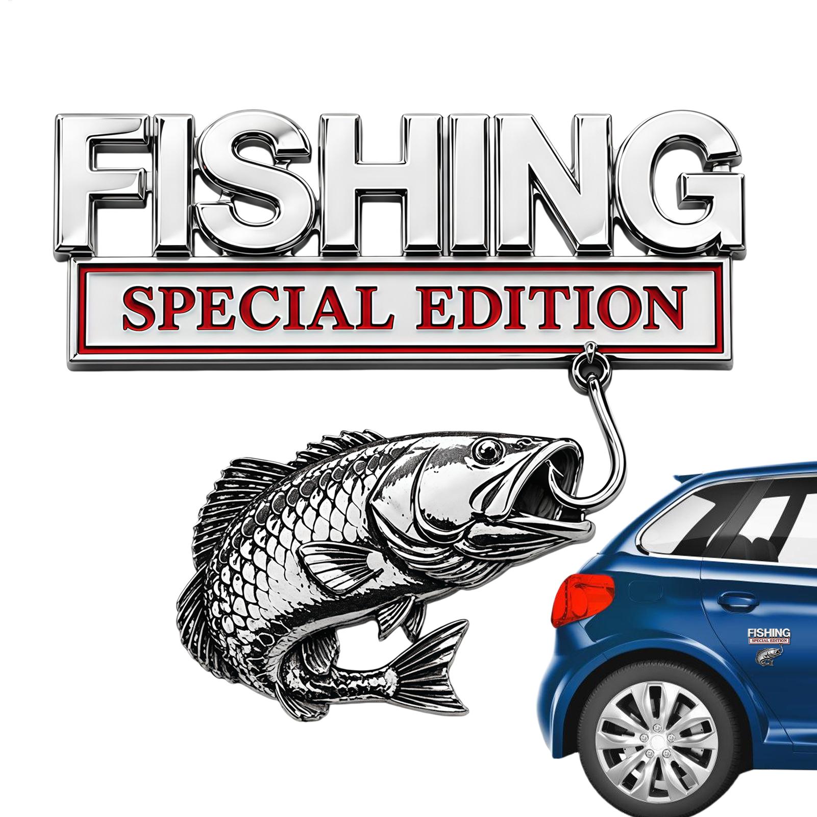 Car Emblems and Badges Metal F - Fishing Boat Trolling Motor ulasan dan harga