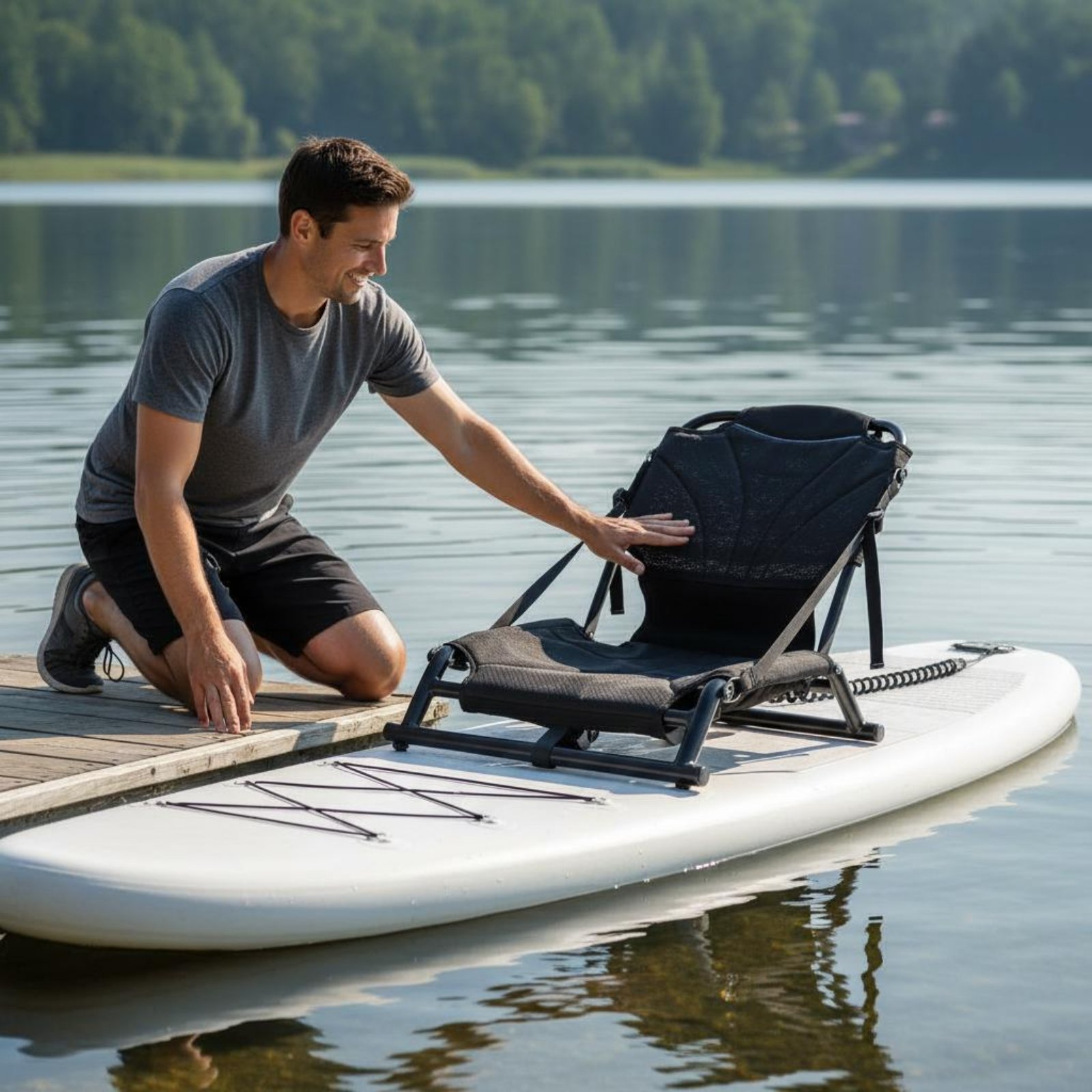 Kayak Backrest Seat Breathable - Fishing Boat Seat ulasan dan harga
