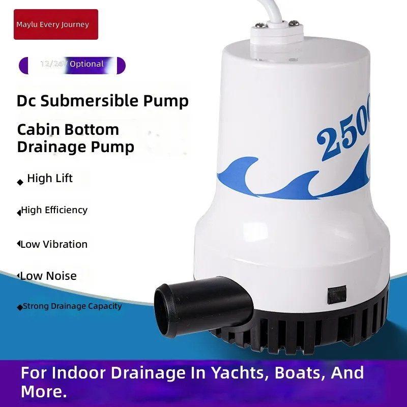 Marine Bilge Pump 12V 24V DC S - Fishing Boat Bilge Pump ulasan dan harga